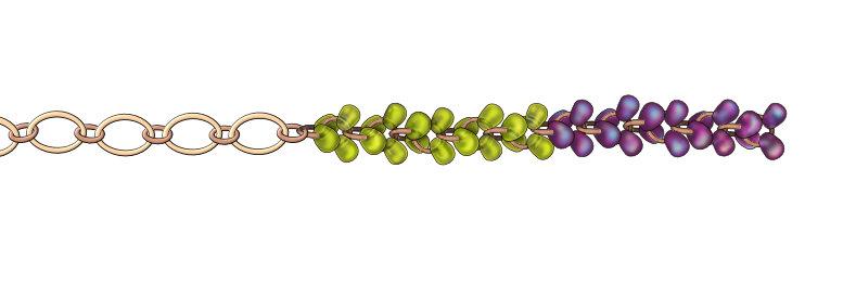 Through the Grapevine Magatama Necklace Instructions